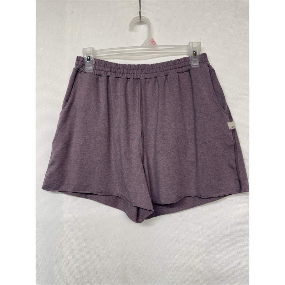 Vuori Women's Boyfriend Shorts Heather Lilac Purple Sz Med Dreamknit 3" Inseam